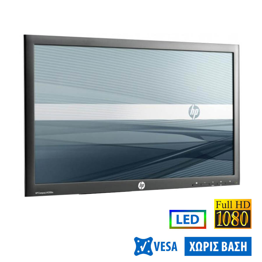 100047_1 Used (A-) Monitor LA2306x LED/HP/23”FHD/1920x1080/Wide/Black/No Stand/Grade A-/D-SUB & DVI-D & DP & - Image 1