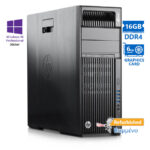 HP Z640 Tower Xeon E5-2620v4(8-Cores)/16GB DDR4/2TB/Nvidia 6GB/DVD/10P Grade A+ Workstation Refurbis