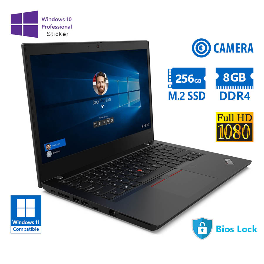 101679_1 Lenovo ThinkPad L14 Gen 2 i5-1135G7/14\"FHD/8GB DDR4/256GB M.2 SSD/No ODD/Camera/Bios Lock/10P Grade - Image 1