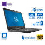 Dell (A-) Latitude 5490 i5-8350U/14”FHD Touchscreen/8GB DDR4/256GB M.2 SSD/No ODD/Camera/New Battery