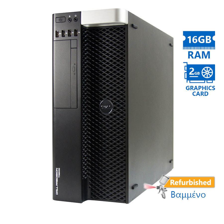 94814_1 Dell Precision T3600 Tower Xeon E5-1650(6-Cores)/16GB DDR3/1TB/Nvidia 2GB/DVD/7P Grade A+ Workstatio - Image 1