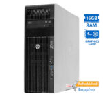 HP Z620 Tower Xeon E5-2609(4-Cores)/16GB DDR3/1TB/Nvidia 4GB/DVD/7PGrade A+ Workstation Refurbished