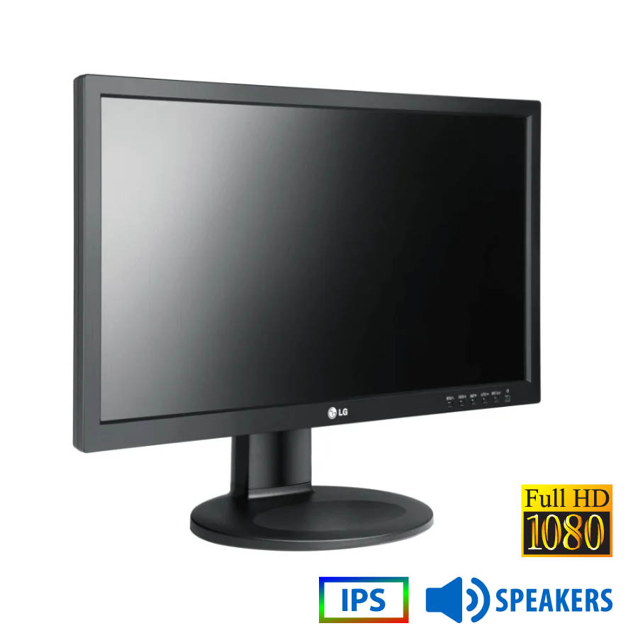 94850_1 Used (A-) Monitor 23MB35PY IPS LED/LG /23\"FHD/1920x1080/Wide/Black/w/Speakers/Grade A-/D-SUB & DVI-D - Image 1
