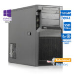 Fujitsu Celsius M740B Tower Xeon E5-1650V4(6-Cores)/32GB DDR4/512GB SSD/Nvidia 8GB/DVD/10P Grade A+
