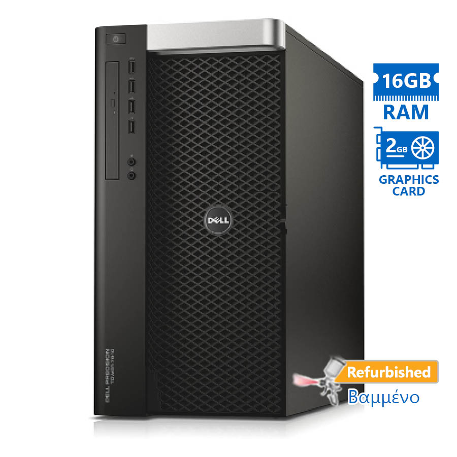 95439_1 Dell Precision T7610 Tower Xeon E5-1650v2(6-Cores)/16GB DDR3/1TB/Nvidia 2GB/DVD/7P Grade A+ Workstat - Image 1