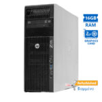 HP Z620 Tower Xeon E5-2620(6-Cores)/16GB DDR3/2TB/ATI 2GB/DVD/Grade A+ Workstation Refurbished PC