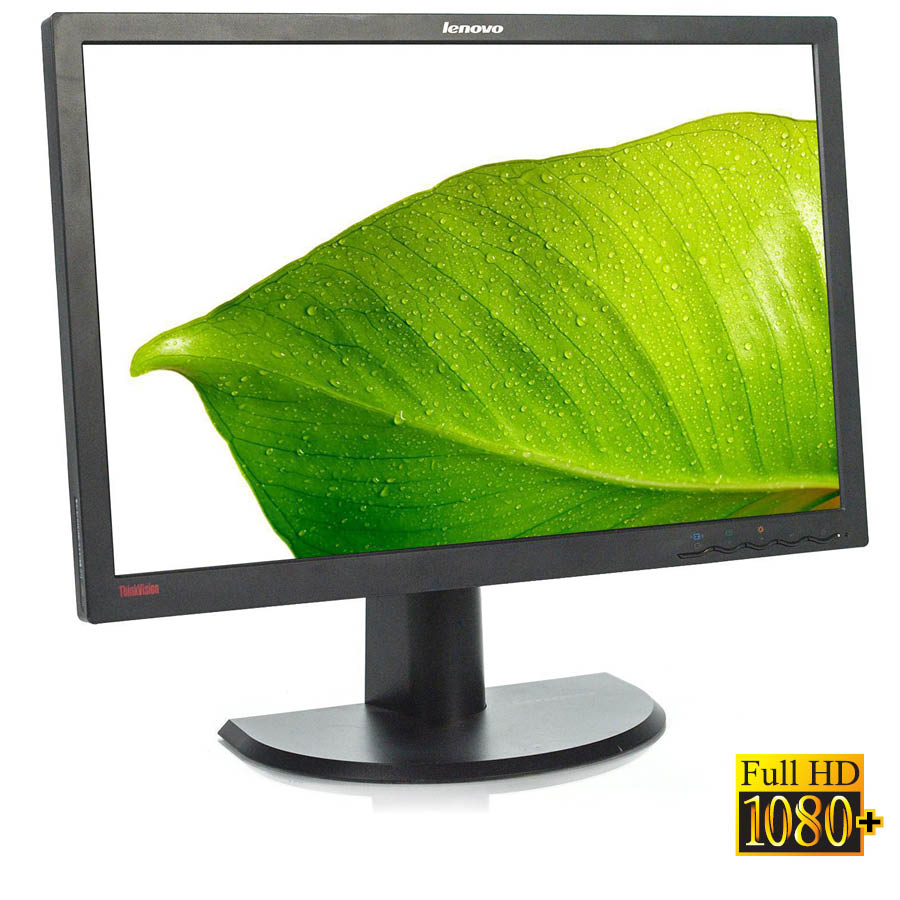 98845_1 Used (A-) Monitor L2440p TFT/Lenovo/24”FHD/1920x1200/Wide/Black/Grade A-/D-SUB & DVI-D - Image 1