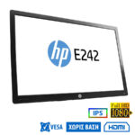 Used Monitor E242 IPS LED/HP/24\"FHD/1920x1200/Wide/Black/No Stand/D-SUB & DP & HDMI & USB HUB
