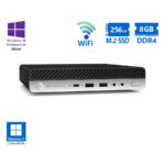 HP EliteDesk 800G4 DM WiFi i5-8500/8GB DDR4/256GB M.2 SSD/No ODD/10P Grade A Refurbished PC