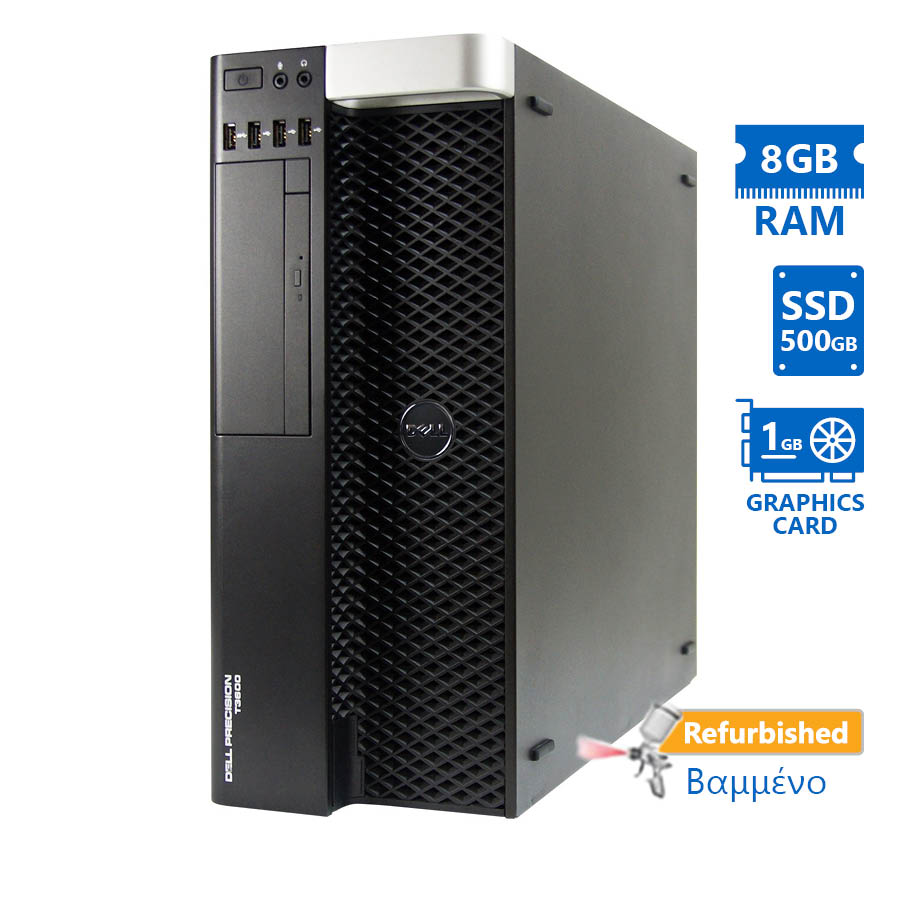 99978_1 Dell Precision T3600 Tower Xeon E5-1603(4-Cores)/8GB DDR3/500GB SSD/Nvidia 1GB/DVD/7P Grade A+ Works - Image 1