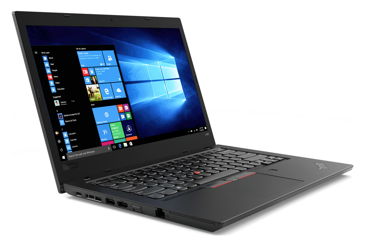 L-4853-GB LENOVO Laptop ThinkPad L480, Refurbished Grade B, i5-8350U, 8/256GB NVME, 14", Cam, UHD Graphics 620, FreeDOS - Image 1