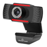 POWERTECH web camera PT-1078, 2.0MP Full HD, Plug & Play, 1.35m, μαύρη
